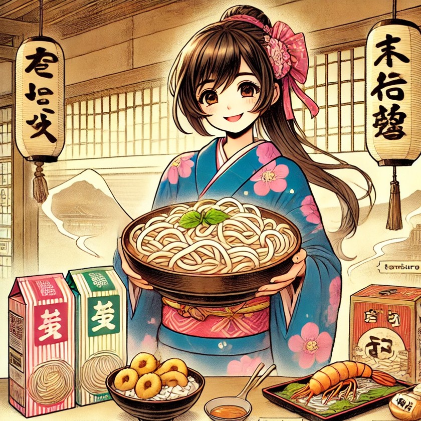 Udon Nudeln