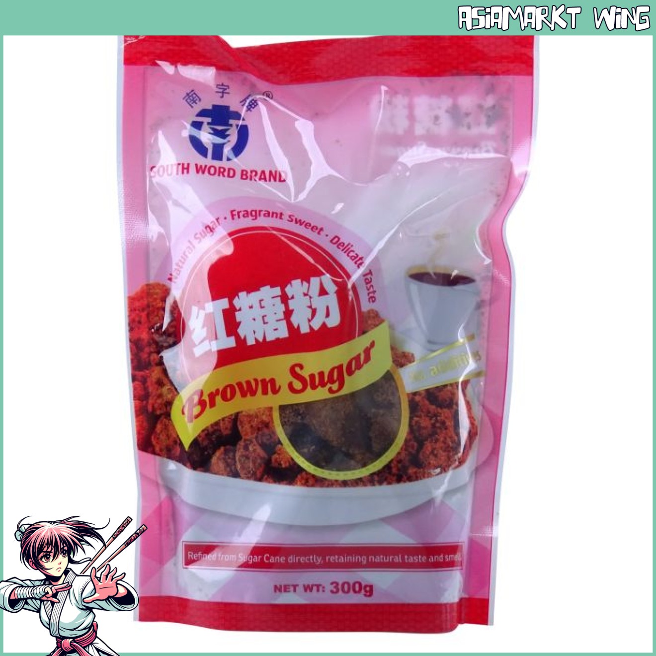 South Word - Brown Sugar - Muscavado brauner Zucker - 300g