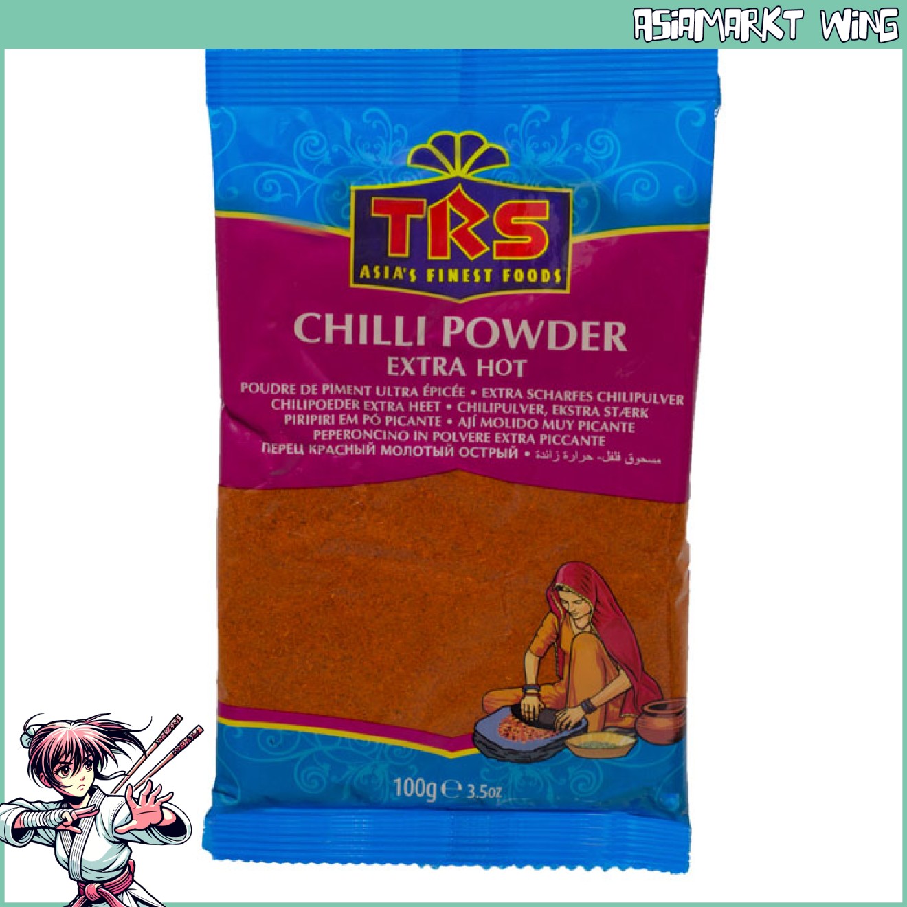 TRS - Chili Pulver - extra scharf - 100g