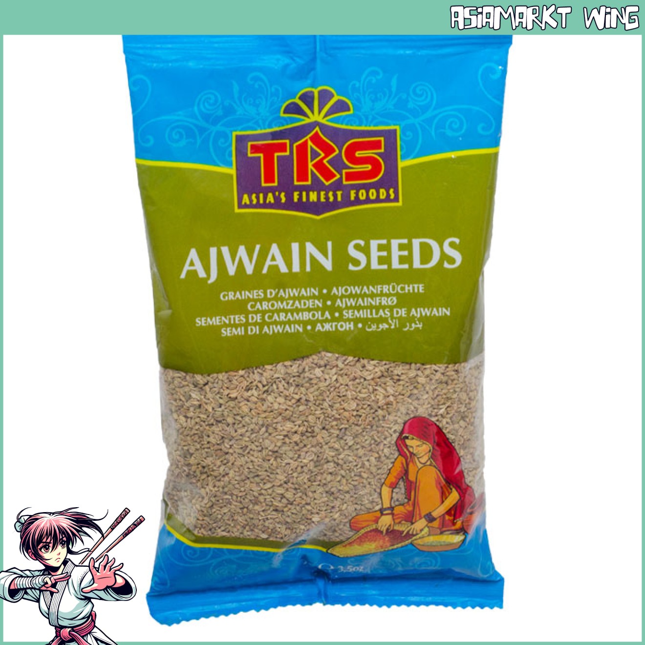 TRS - Ajwain Seed - Ajowanfrüchte - Königskümmel - 100g