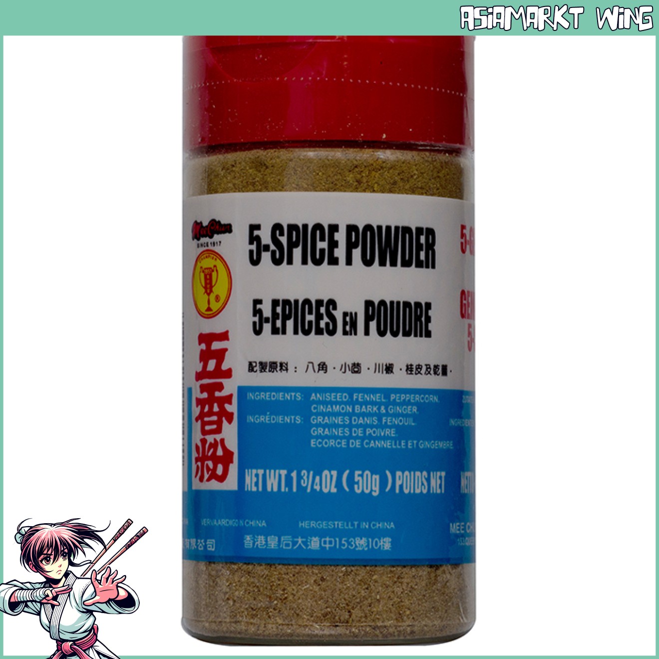 Mee Chun - 5-Spice Powder - Fünf Gewürze Pulver - 50g