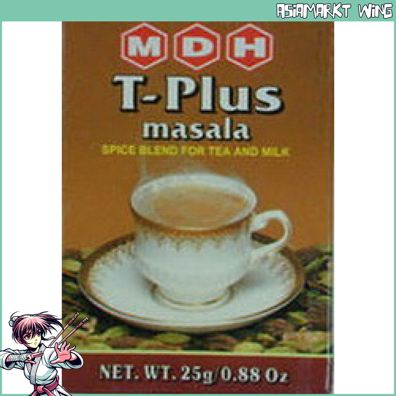 MDH - T-Plus Masala - Kruidenmelange voor thee en melk - 35g