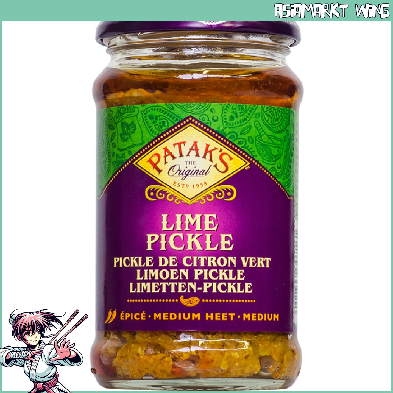 Patak's - Lime Pickle - Medium - 283g 
