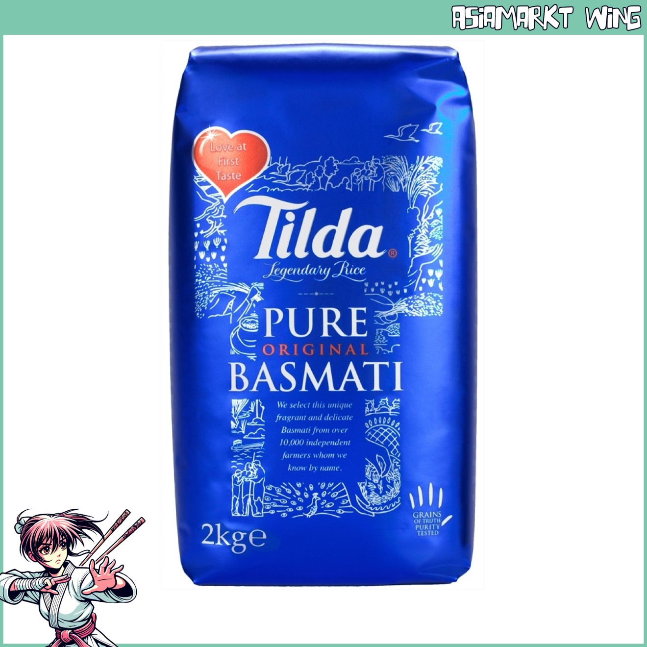 Tilda - Basmati Reis - Beste Qualität - 2kg