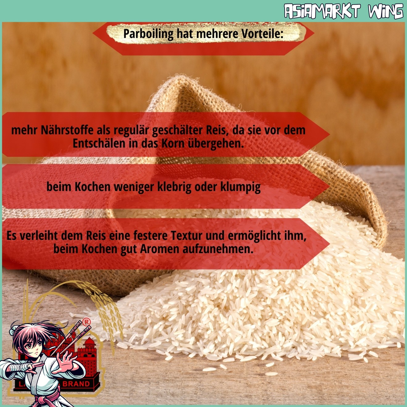 LAL QILLA | Supreme Sella | parboiled Basmati Reis 5 kg