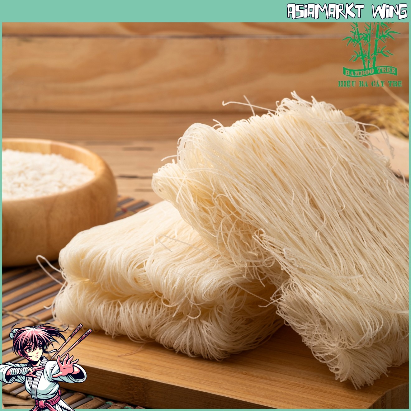Bamboo Tree - Reisnudeln - Bún tu'o'i 400g