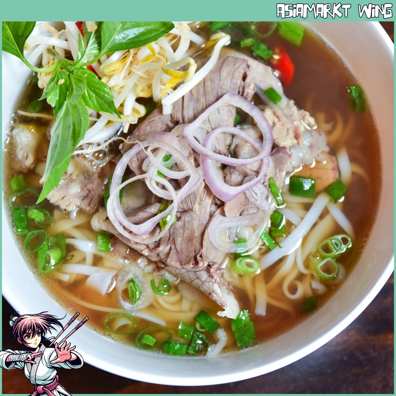 Acecook oh! ricey - vietnamesische Reisnudeln - schmale Bandnudeln 500g