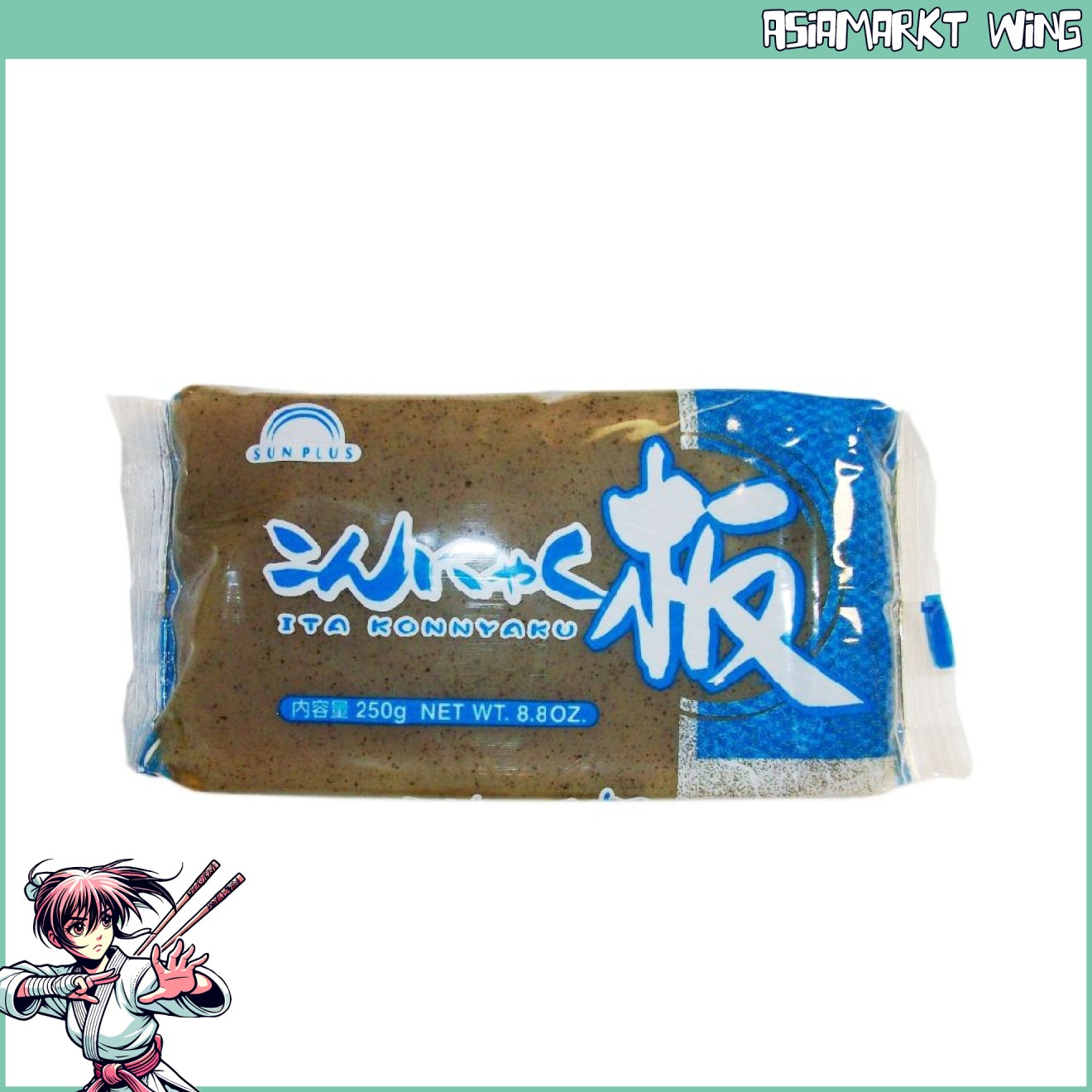 Sun Plus - Konnyaku Block - Shirataki - 270g