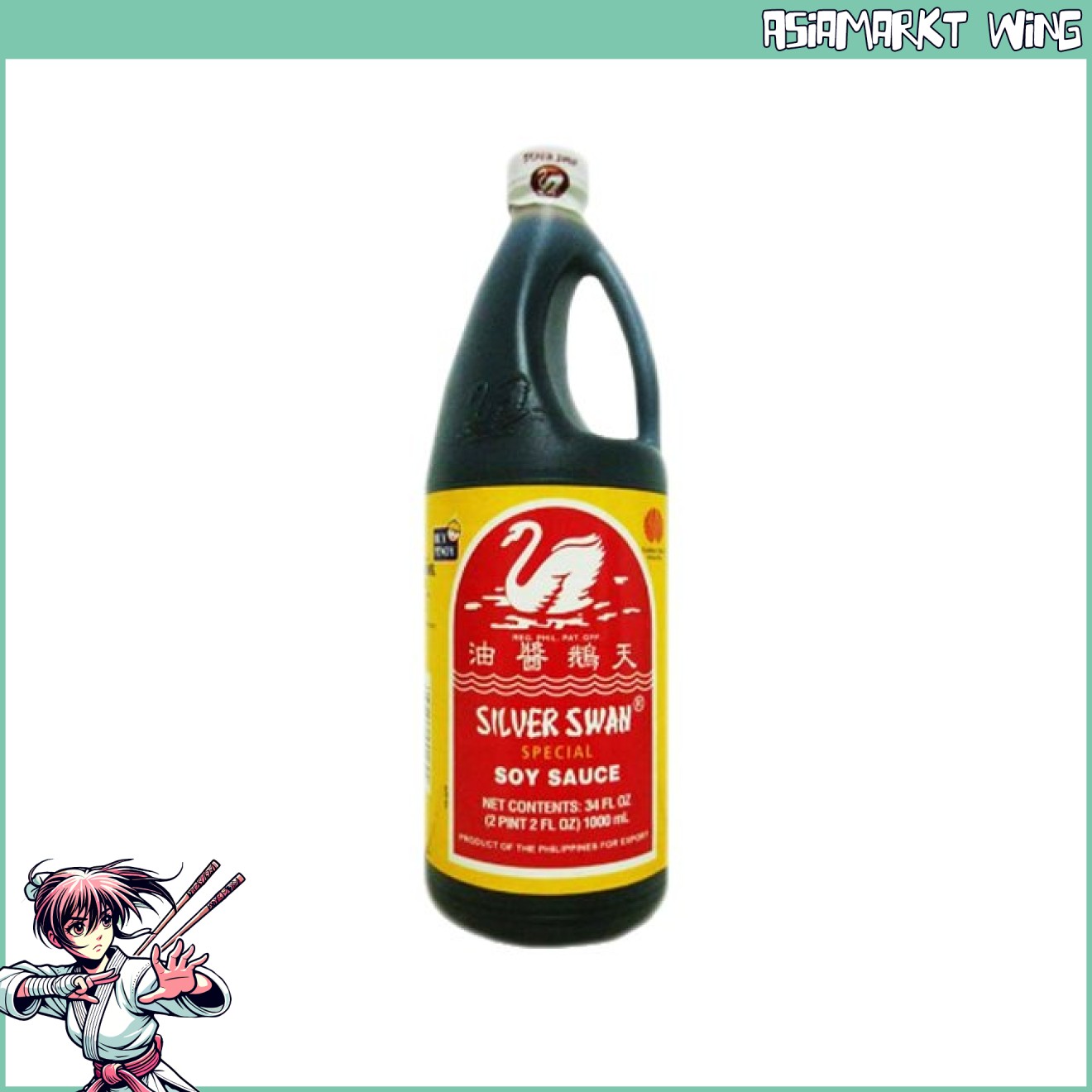 Silverswan - Philippinische Sojasauce - 1L