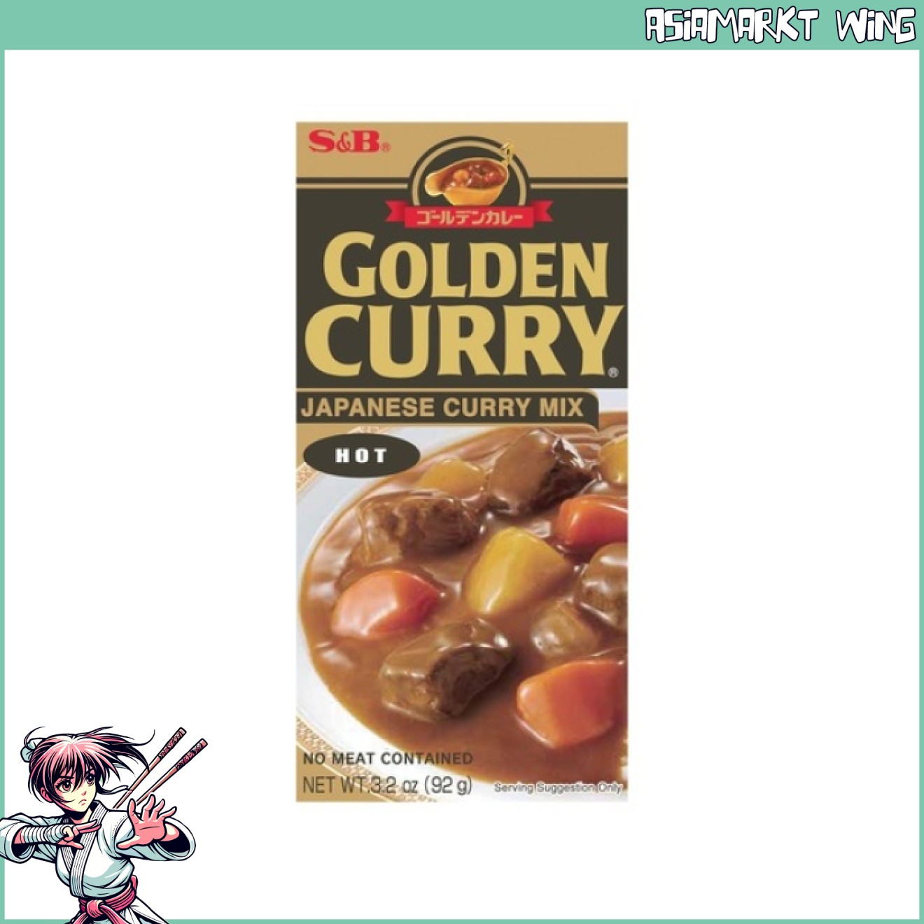 S&B - Golden Curry - Japanische Curry Paste - Saucen Basis - scharf - 92 g