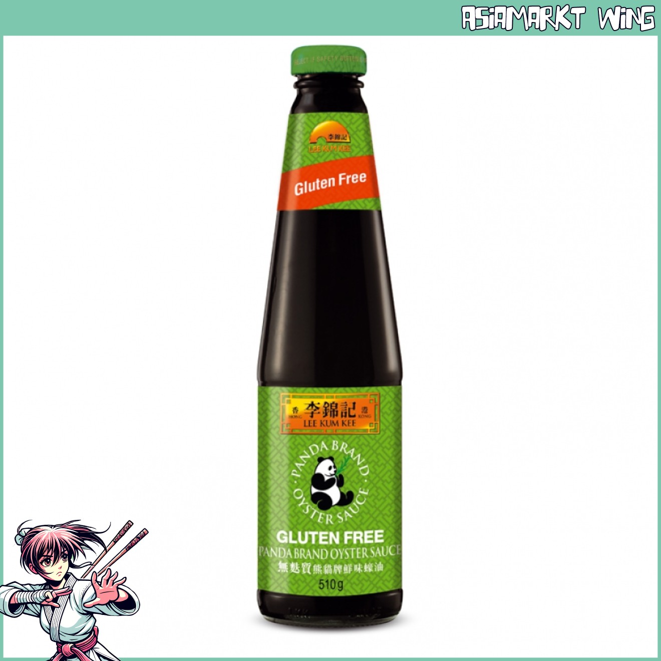 LKK - Austernsauce Panda Brand - Glutenfrei - 510g