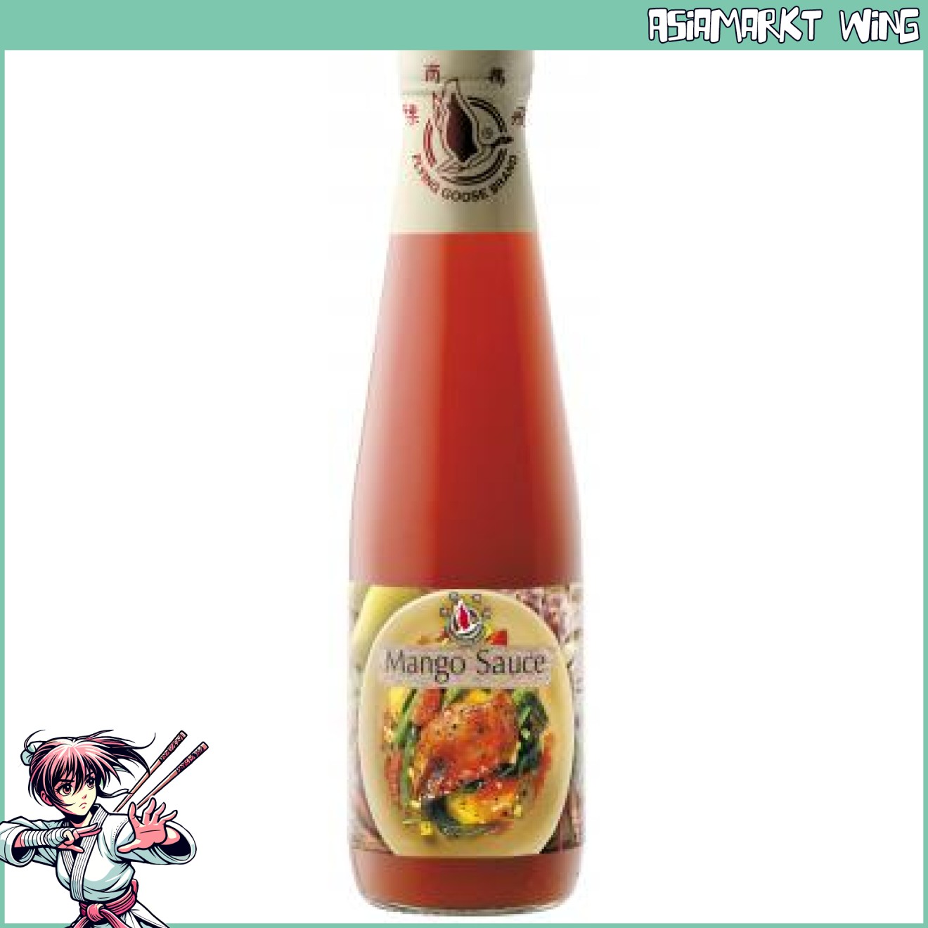 Flying Goose - Mango Sauce - pikant und lecker - 295 ml
