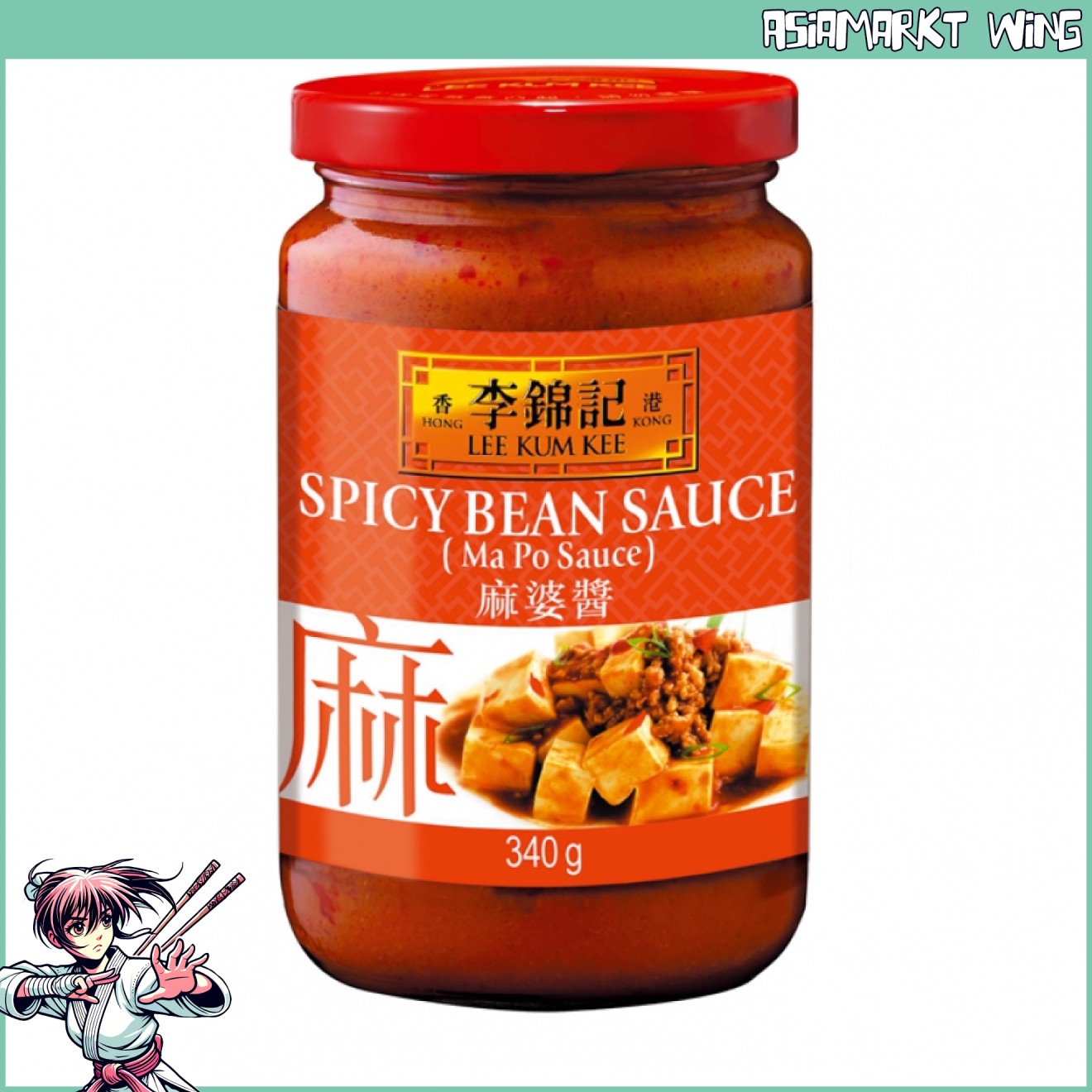 LKK - Salsa de Judías Picante - Salsa Ma Po - 340g