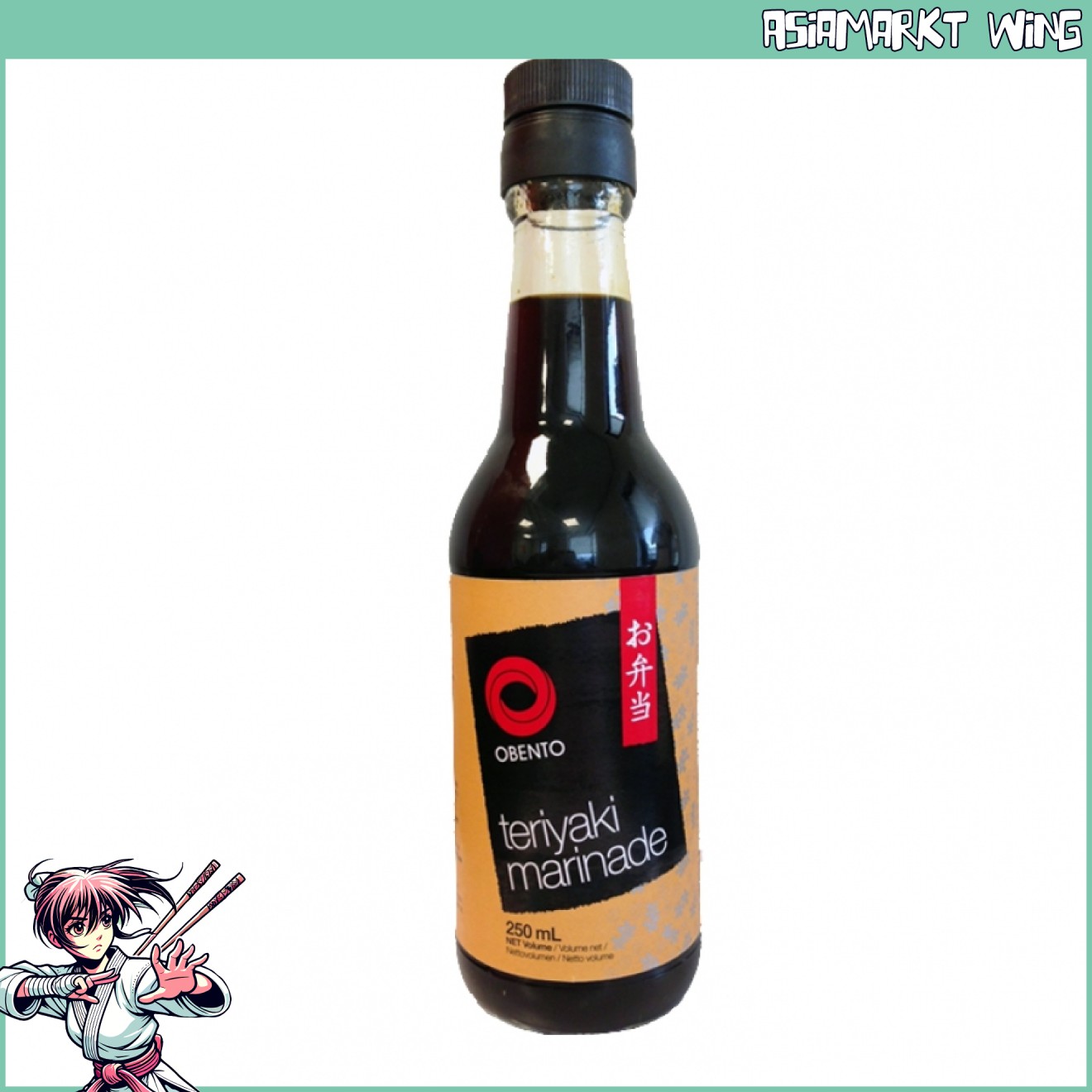 Obento - Teriyaki Marinade - Teriyaki Sauce - 250ml
