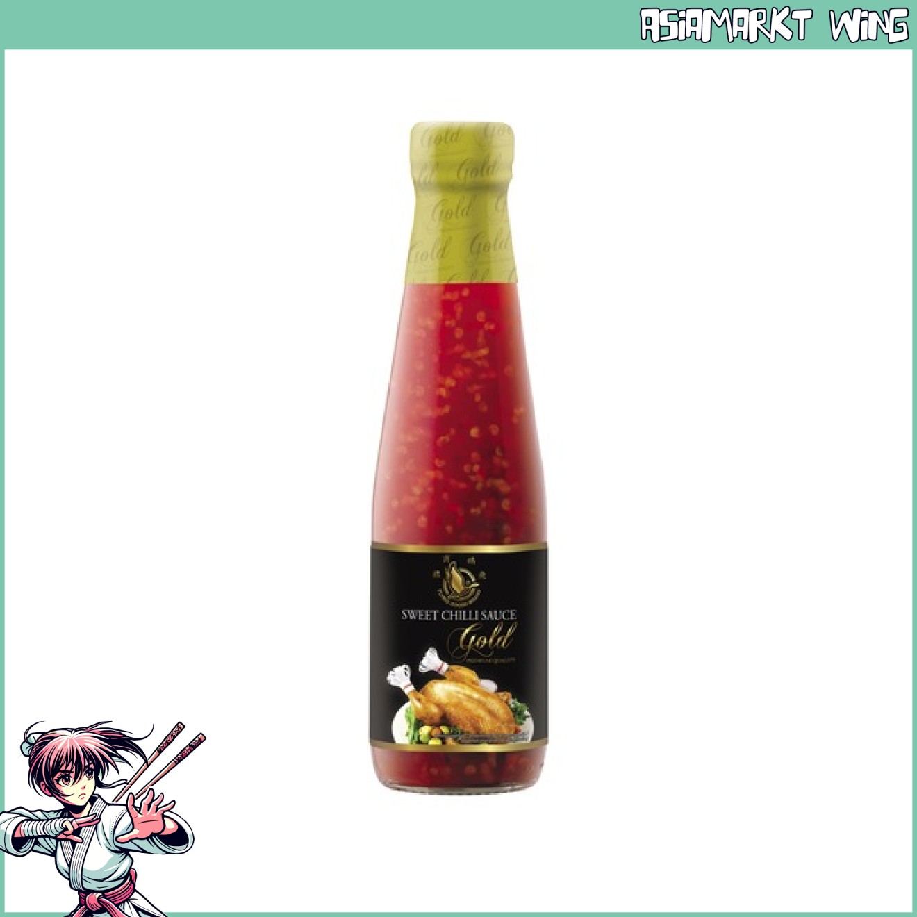 Flying Goose - Süße Chilisauce Gold Qualität / Sweet Chili Sauce Gold - 295 ml