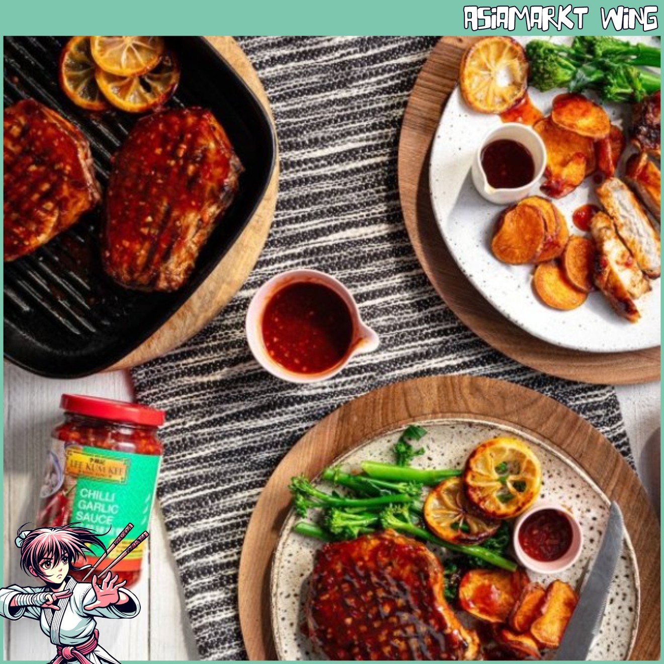 LKK - Chilli Garlic Sauce - Chili Knoblauch Sauce 368g