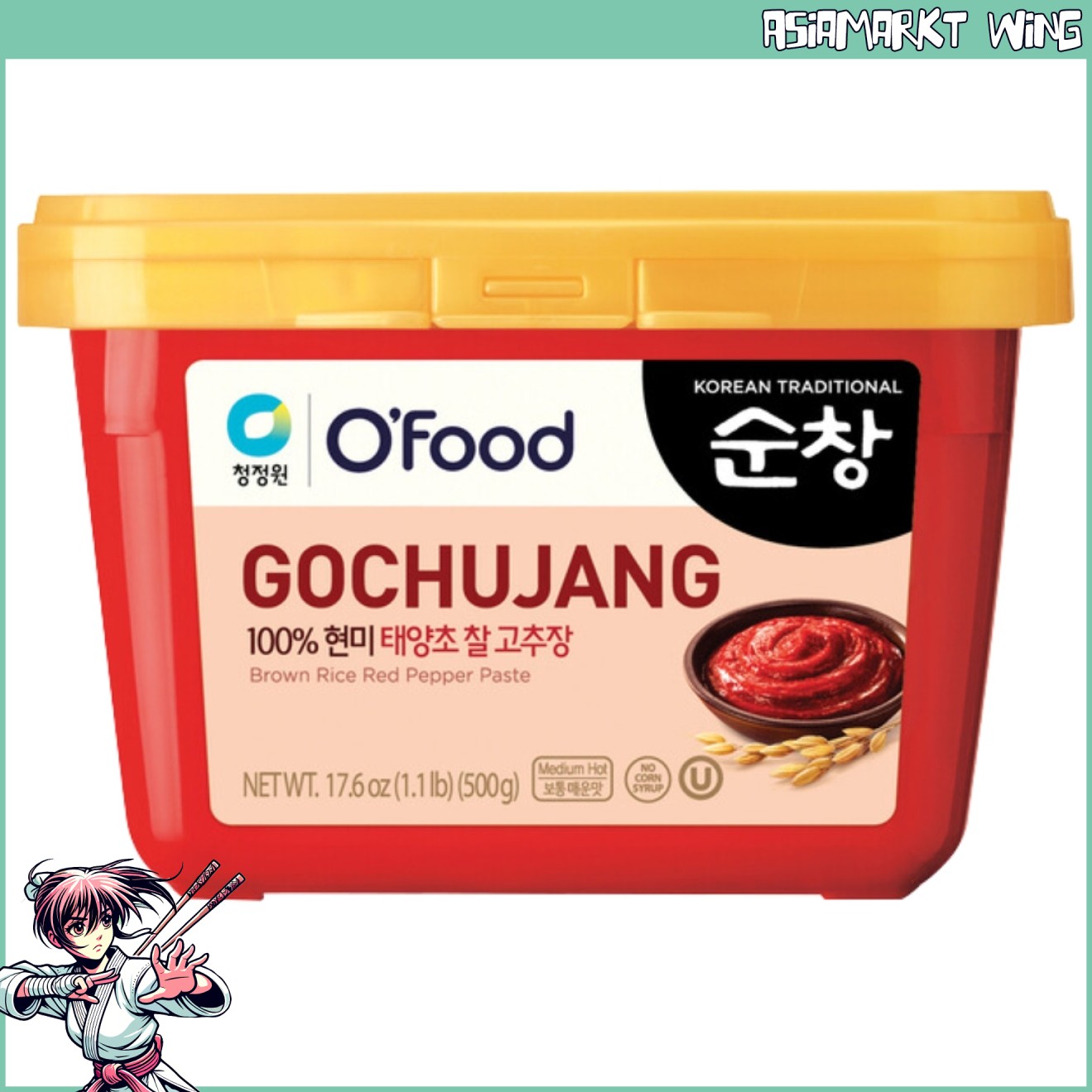 Gochujang - Koreanische Chilipaste - Red Pepper - 500 g
