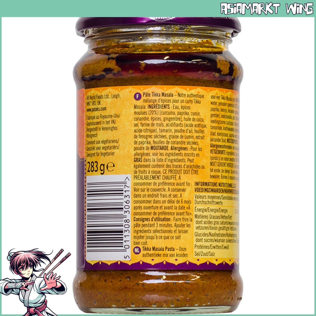 Patak's - Tikka Masala Paste - Medium - 283 g
