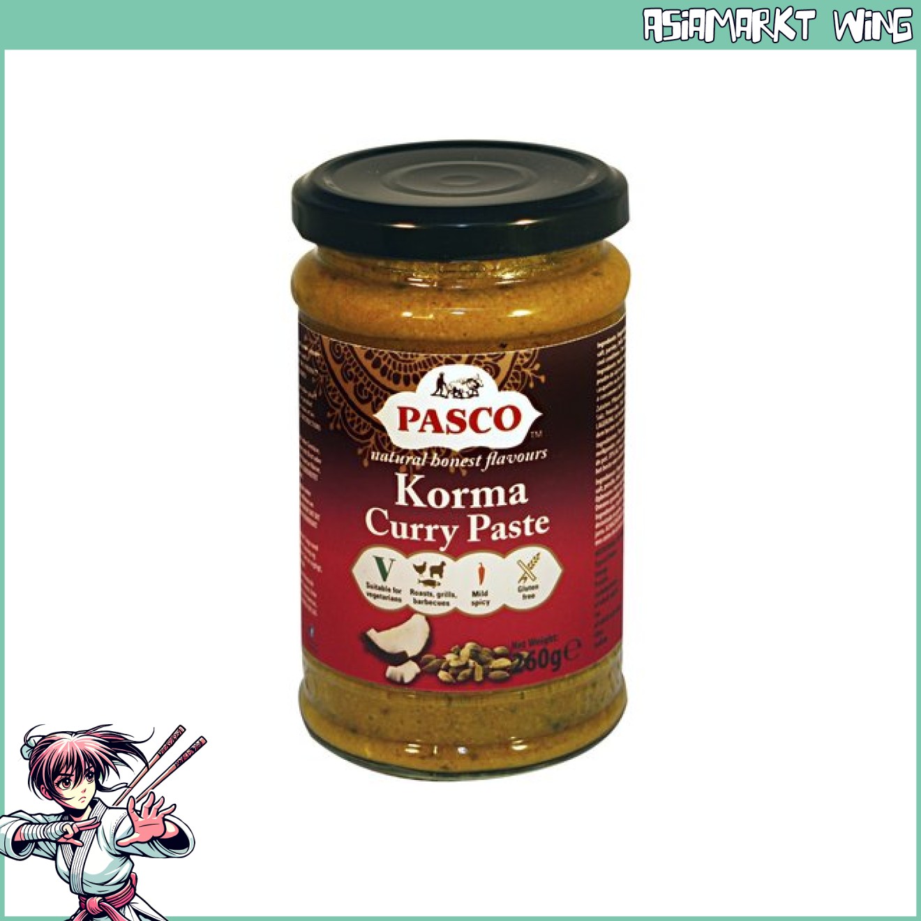 Pasco - Korma curry paszta - 270g