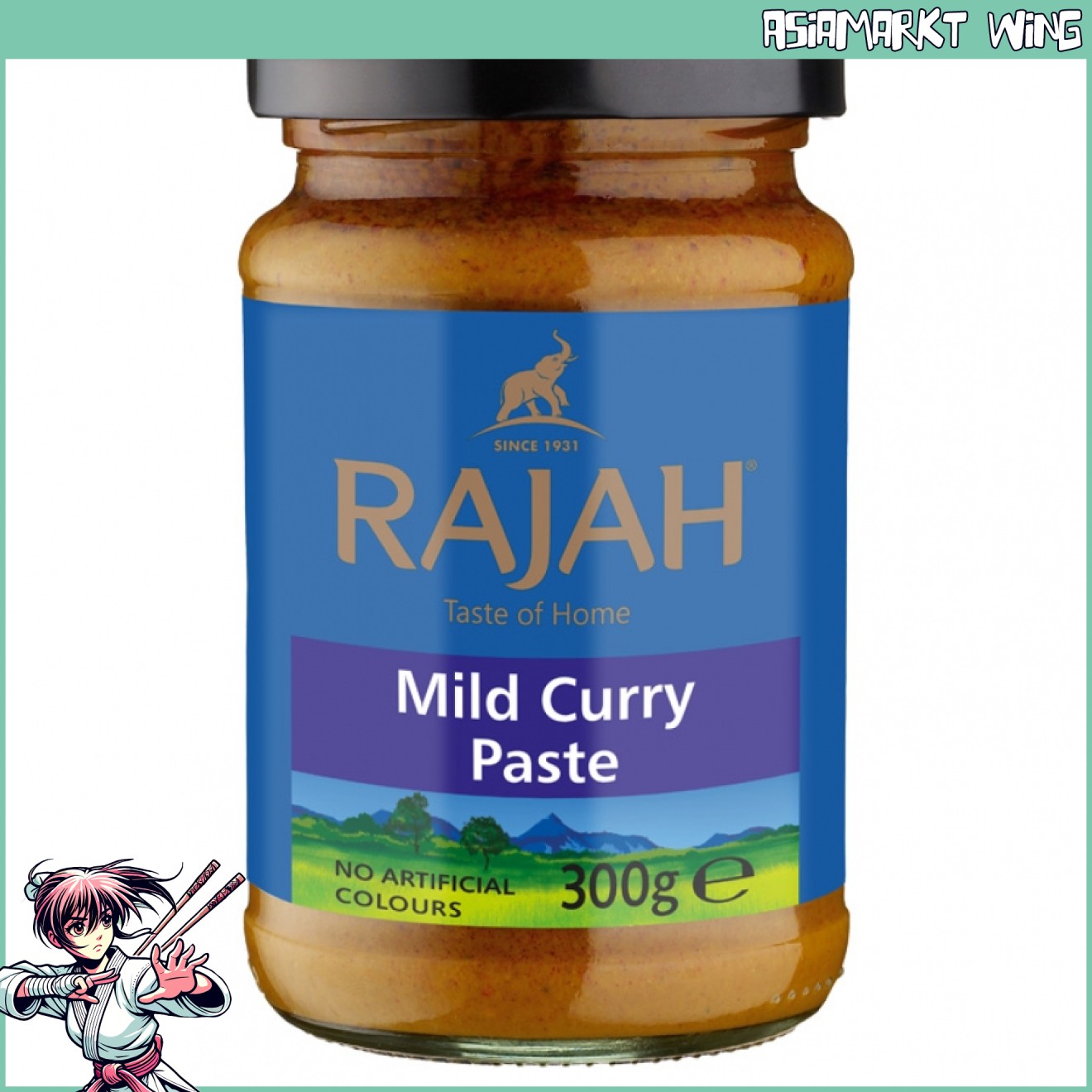 Rajah - Milde Currypaste - 300 g