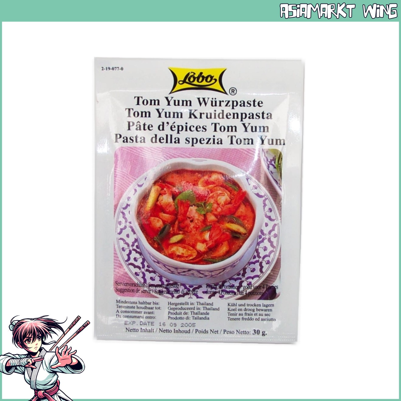 Lobo - Tom Yum Würzpaste - 30 g