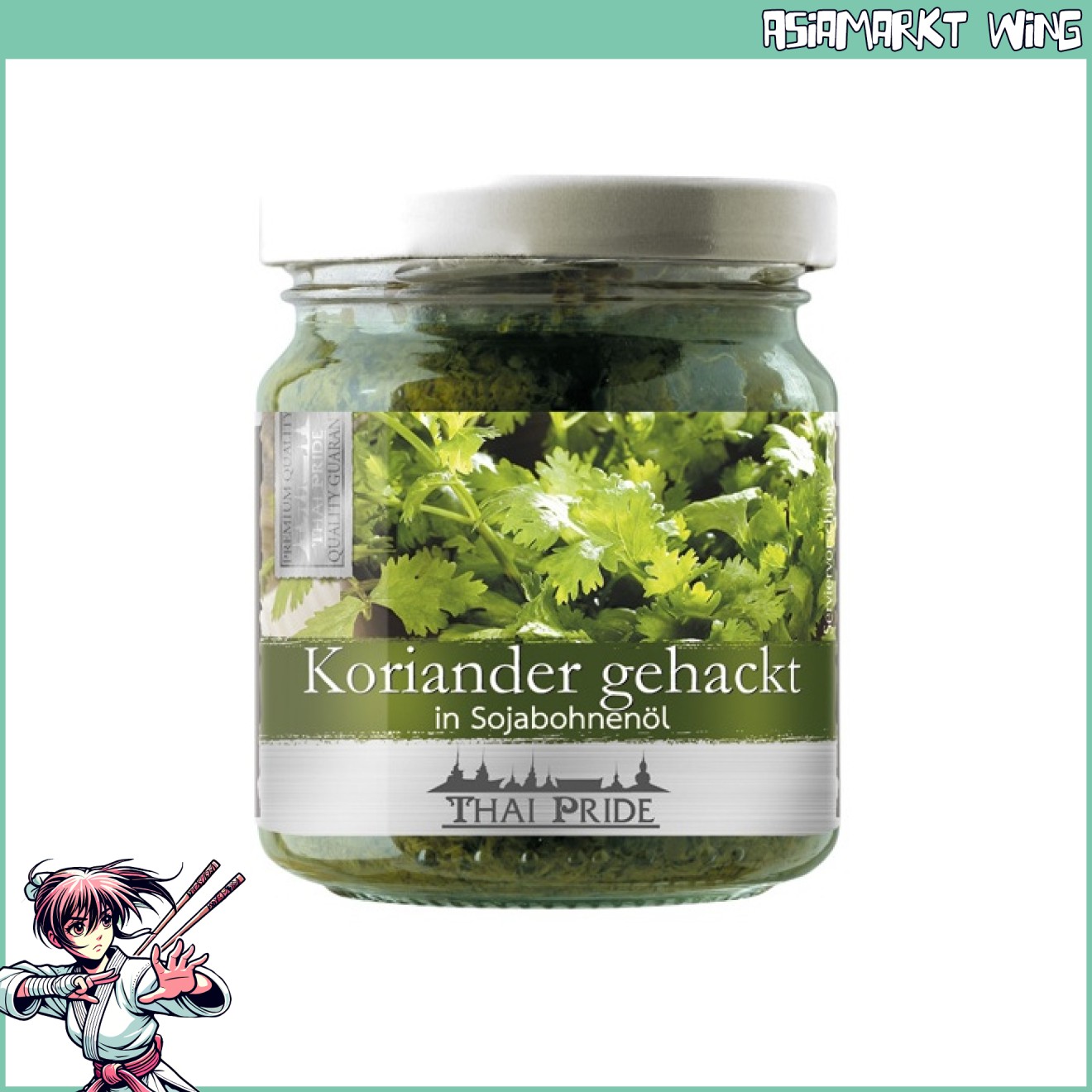Thai Pride - Gehackter Thai Koriander - im Glas - 180g