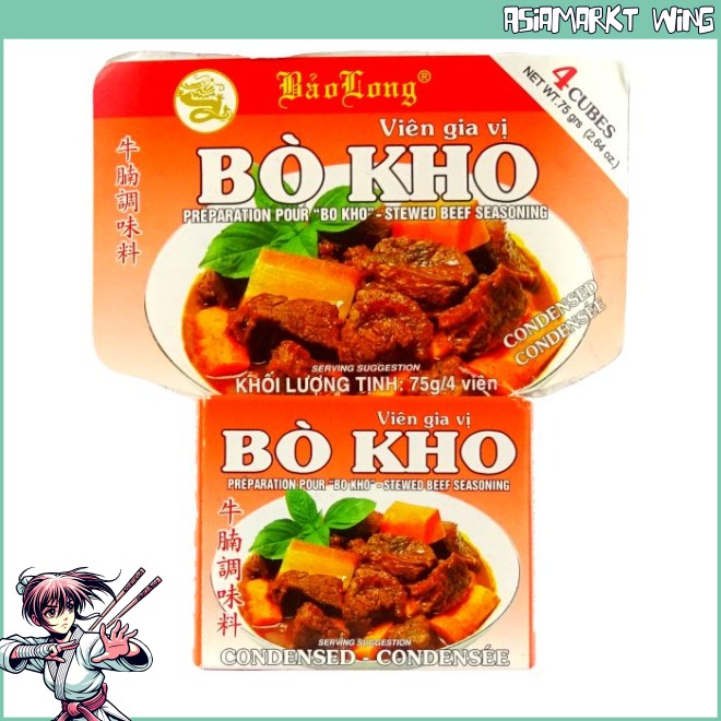 Bao long - Bo Kho - Bouillonwürfel für vietnamesischen Eintopf - 75g