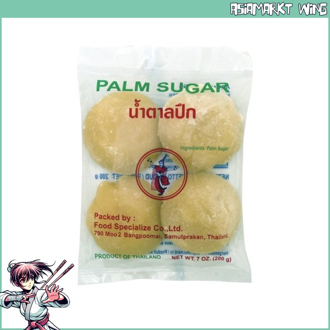Thaidancer - Palmzucker in Scheiben - 4 Stücke - 200g