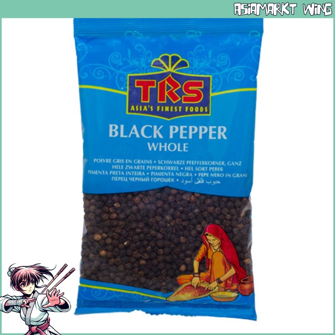 TRS - Schwarze Pfefferkörner - ganz - 100g