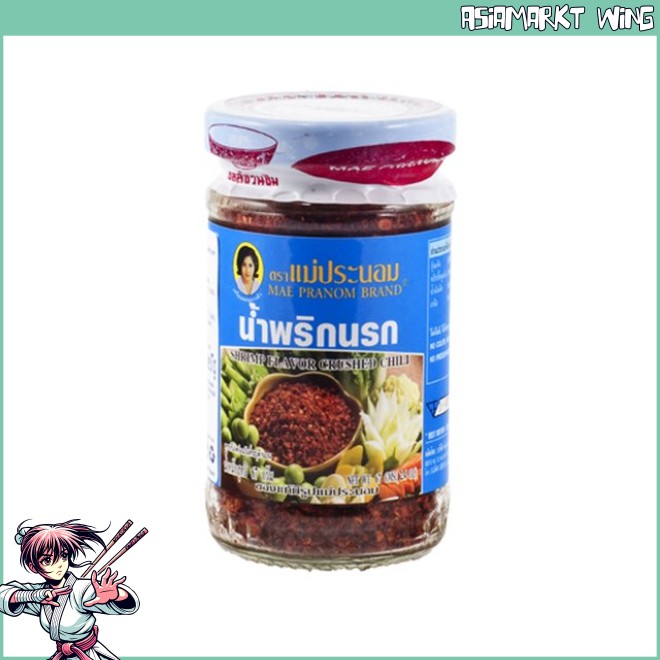 Mae Pranom - Grob gemahlener Chili mit Shrimp Geschmack - 67 g