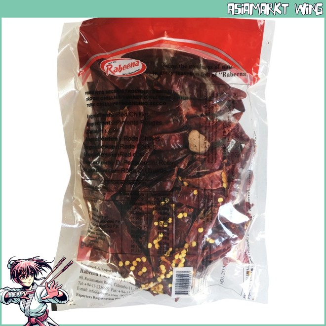 Piment rouge séché - Dried Chili - 100g