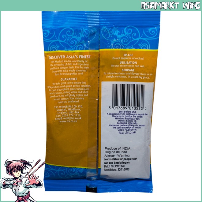 TRS - Brown Mustard Seeds - Braune Senfsamen - 100g