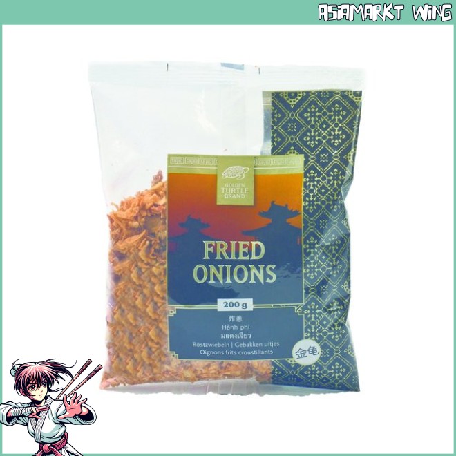 Golden Turtle - Fried Onions - Röstzwiebeln - 200g