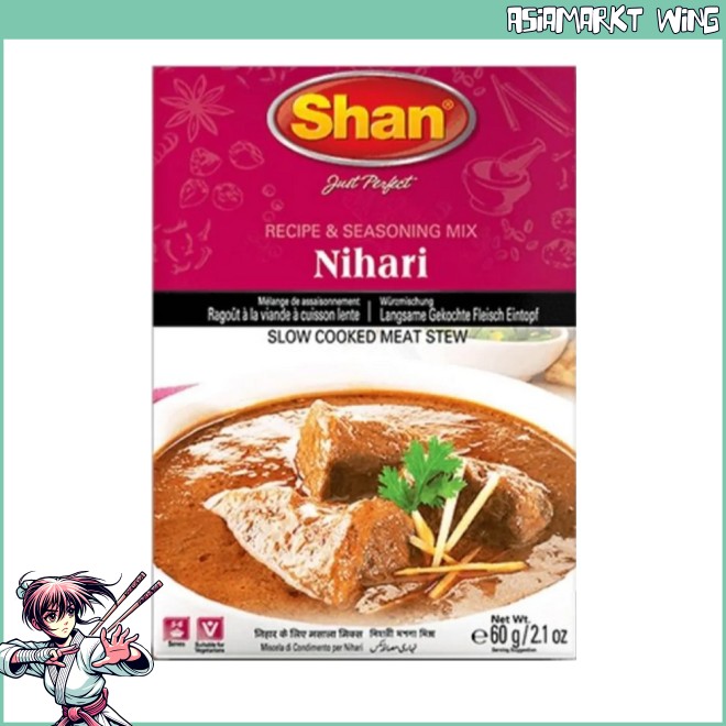 Shan - Nihari - Würzmischung für gekochten Fleisch Eintopf - 60g