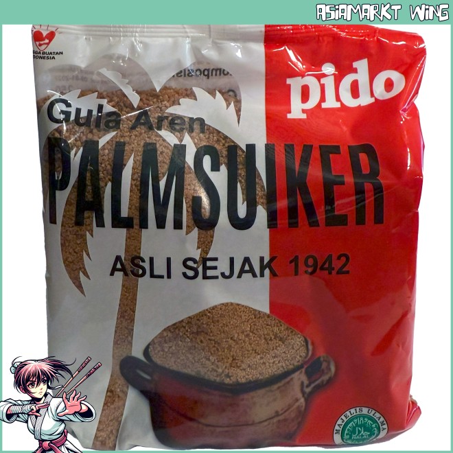 Pido - Palmzucker gemahlen - Kristallin - 250g