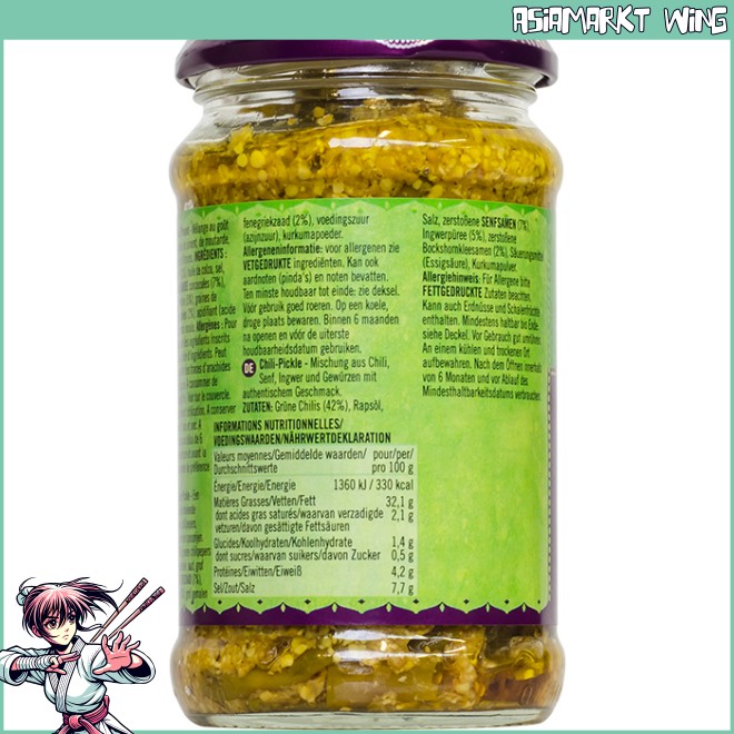 Patak's - Chili Pickle - scharf - 283g