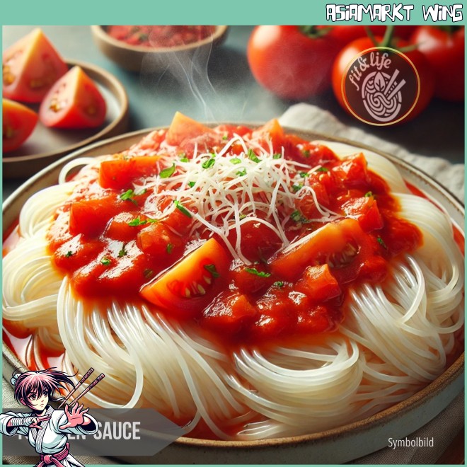 fit&life - Konjac tomato - instant Shirataki Nudeln mit Tomaten Sauce - 162g