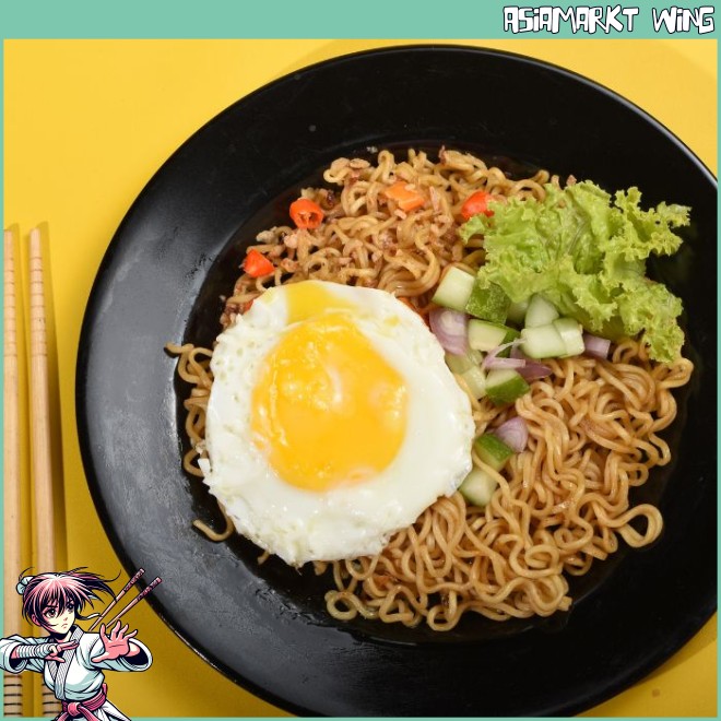 Indomie - Gebratene Instant Nudeln - Mie Goreng Pedas - scharf - 80 g