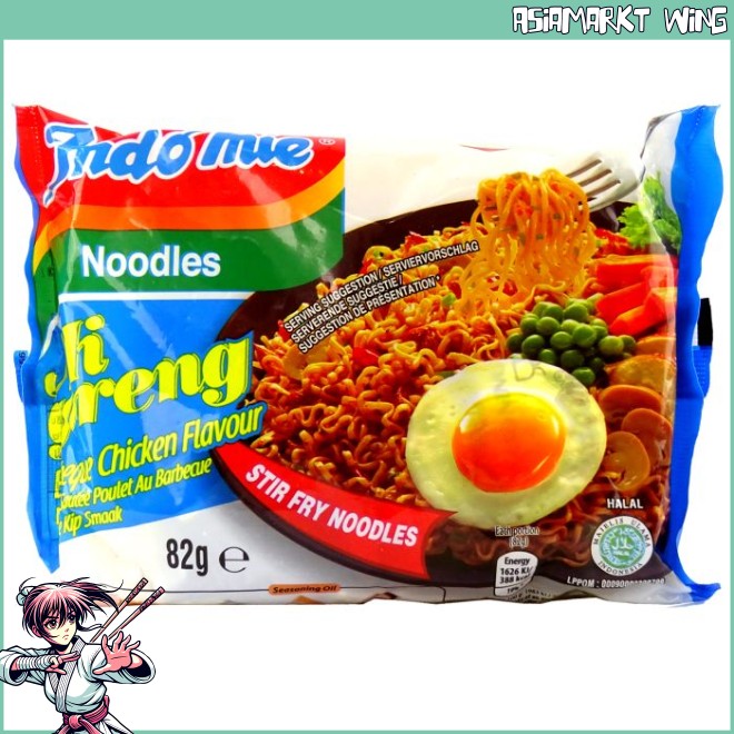 Indomie - Mi Goreng BBQ Chicken - Instant Bratnudeln - 82g