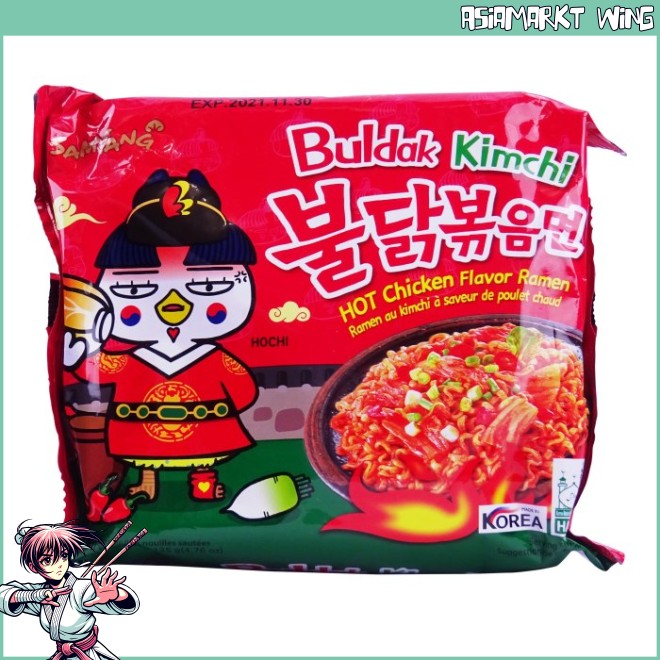 Samyang - Buldak Kimchi - Koreanische Instant Bratnudeln - 135g