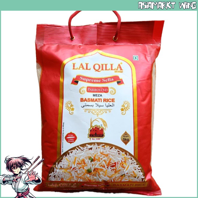 LAL QILLA | Supreme Sella | parboiled Basmati Reis 5 kg