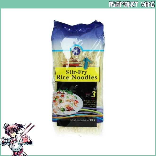 H&S - Dünne Stir Fry Reisnudeln - schnell garende Reisnudeln - Thailand - 250g