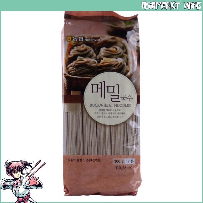 NongHyup - Koreanische Buchweizen Nudeln - Soba Nudeln - 300g