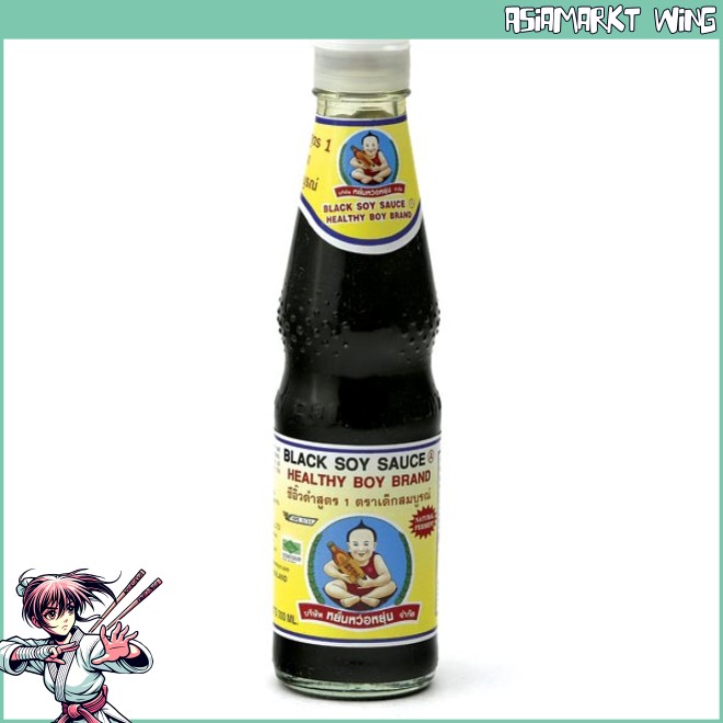 Healthy Boy - Schwarze Sojasauce - Black Soysauce - 300ml