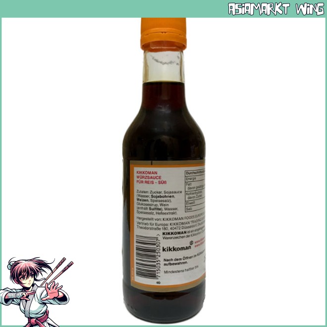 Kikkoman - Süße Sojasauce für Reis - 250 ml