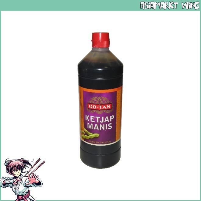 Go Tan - Ketjap Manis - Süsse Sojasauce - 1L