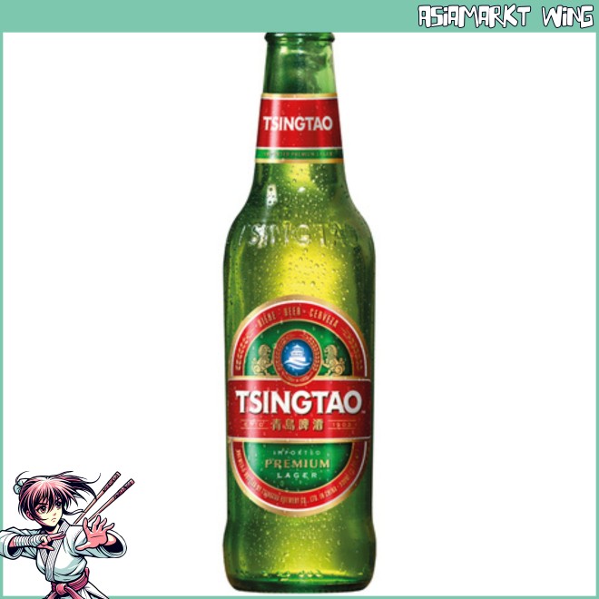 Tsingtao - Nr.1 Bier aus China - 330ml - 4,7% vol.
