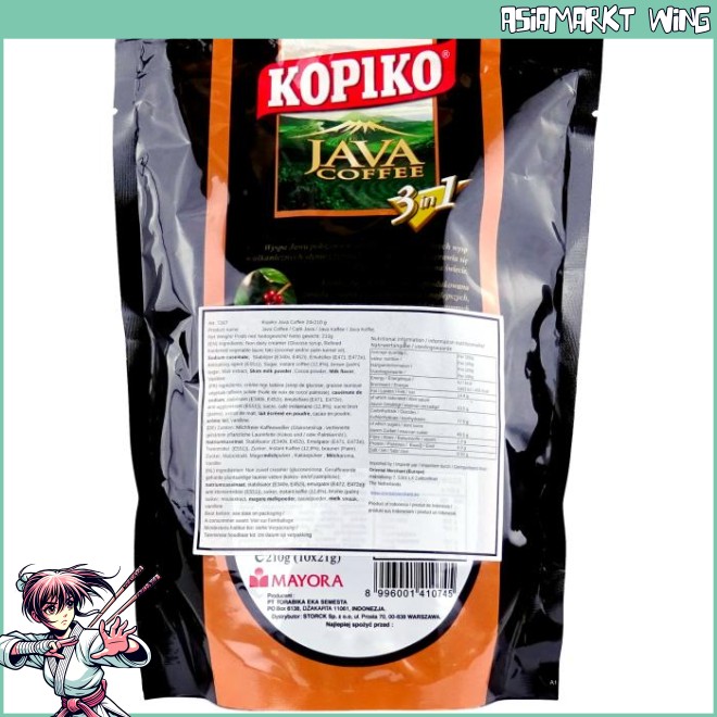 Kopiko - Java Instant Kaffee - 3 in 1 - 210g