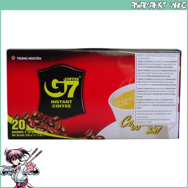G7 - Vietnamesischer instant Kaffee 3in1 - 320g