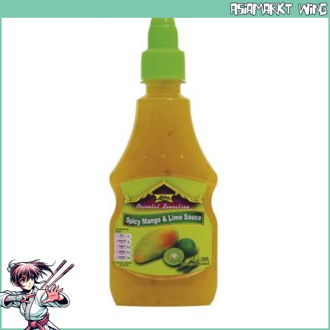 Lobo - Spicy Mango & Lime Sauce - sauce épicée à la mangue et au citron vert - PET